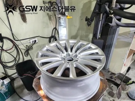 BMW 7시리즈 성수동 휠복원 실버 스크래치 휠수리 / 대전 유성구 복용동