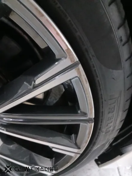 부산 BMW 740D 휠복원 20인치 다이아컷팅 림 스크래치 복원 / 대전 유성구 복용동