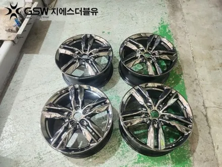 당진 BMW X1 18인치휠 블랙크롬 휠도색 작업 후기 / 대전 유성구 복용동