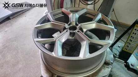 BMW 휠복원 X4 19인치휠 반광 스크래치 청주 휠복원 / 대전 유성구 복용동