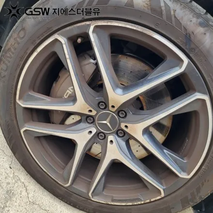 강남 휠복원 벤츠 GLE53 AMG 21인치휠 다이아컷팅 작업 후기 / 대전 유성구 복용동