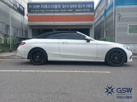 벤츠 AMG 19인치 휠 표면에 상처 휠복원 및 블랙유광 휠도색 후기입니다 / 대전 유성구 복용동
