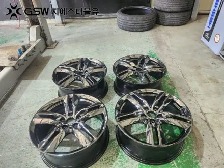 당진 BMW X1 18인치휠 블랙크롬 휠도색 작업 후기 / 대전 유성구 복용동