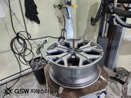 천안휠복원 셀토스 18인치휠 다이아컷팅 작업 후기 / 대전 유성구 복용동