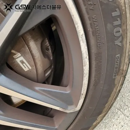강남 휠복원 벤츠 GLE53 AMG 21인치휠 다이아컷팅 작업 후기 / 대전 유성구 복용동