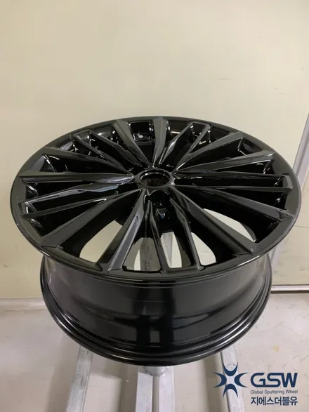 BMW5시리즈 G30 18인치 블랙크롬 휠도색 작업 / 대전 유성구 복용동