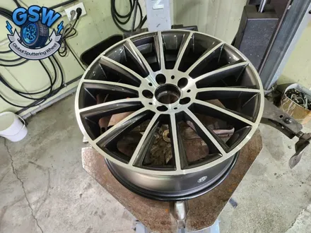대전 벤츠 C200D 18인치 다이아몬드 컷팅 휠분체도장 작업 후기 / 대전 유성구 복용동