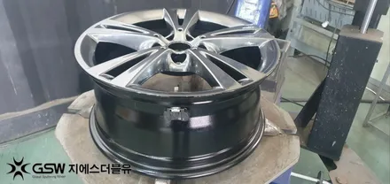 아산 BMW X1 17인치휠 순정휠에서 반광 스퍼터링 휠도색 작업 후기 / 대전 유성구 복용동