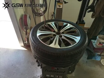 청주 휠복원 기아 K8 18인치휠 다이아컷팅 휠복원 작업 후기 / 대전 유성구 복용동