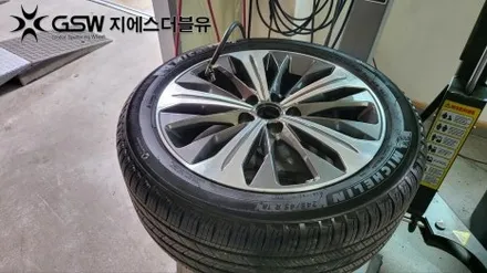 시흥휠복원 기아 K8 18인치 다이아컷팅 작업 후기 / 대전 유성구 복용동
