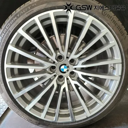 BMW 730LD 20인치휠 다이아컷팅 대전 휠복원 작업 후기 / 대전 유성구 복용동