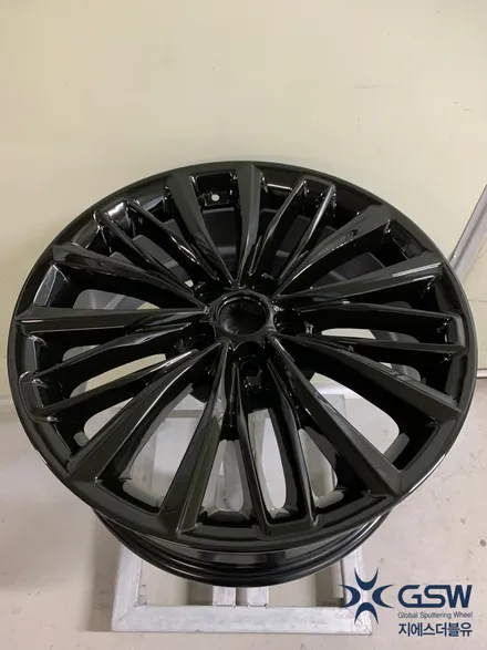 BMW5시리즈 G30 18인치 블랙크롬 휠도색 작업 / 대전 유성구 복용동