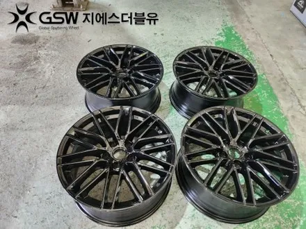 남양주 휠도색 제네시스 G70 18인치휠 블랙유광 크롬 휠도색 작업 후기 / 대전 유성구 복용동