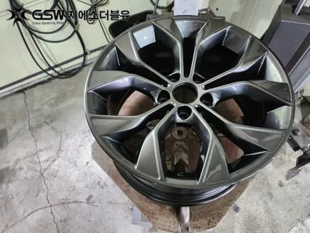 세종 BMW 휠도색 X6 19인치휠 순정휠에서 다크 스퍼터링 휠도색 작업 후기 / 대전 유성구 복용동