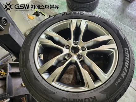 맥스크루즈 19인치휠 반광 스크래치 대전 휠복원 / 대전 유성구 복용동