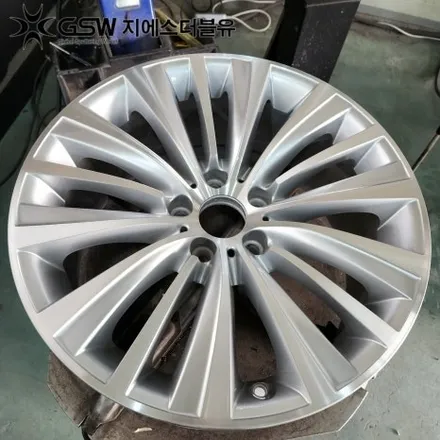 BMW GT 19인치휠 다이아컷팅 평택휠복원 작업 후기 / 대전 유성구 복용동