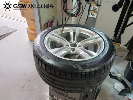 BMW X5 19인치휠 실버 스크래치 강남 휠복원 / 대전 유성구 복용동