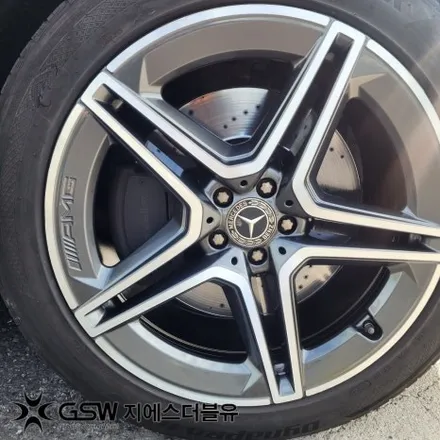 벤츠 GLS 400D 22인치휠 컷팅휠 강남 휠복원 / 대전 유성구 복용동
