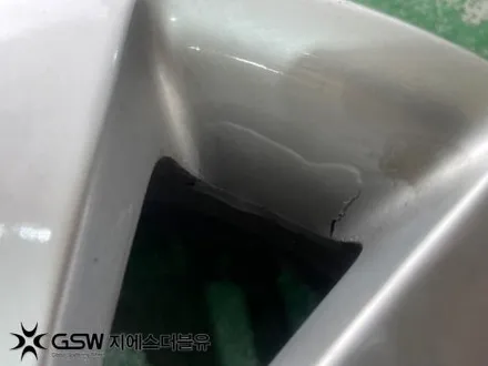 대전 휠수리 제네시스 GV80 페이스리프트 22인치휠 다이아컷팅 수리 작업 후기 / 대전 유성구 복용동