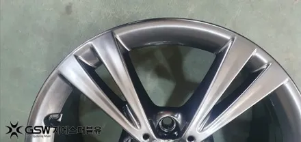아산 BMW X1 17인치휠 순정휠에서 반광 스퍼터링 휠도색 작업 후기 / 대전 유성구 복용동