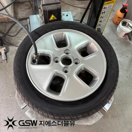 대전 휠복원 기아 레이 14인치휠 작업 후기 / 대전 유성구 복용동