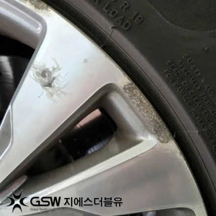 벤츠 휠복원 S500 19인치휠 다이아컷팅 청주 휠복원 / 대전 유성구 복용동