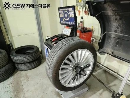 벤츠 S350D 19인치휠 실버 스크래치 판교 휠복원 / 대전 유성구 복용동