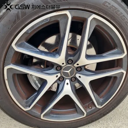 강남 휠복원 벤츠 GLE53 AMG 21인치휠 다이아컷팅 작업 후기 / 대전 유성구 복용동
