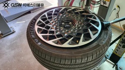 아이오닉5 20인치휠 안산 휠수리 다이아컷팅 휠복원 작업 후기 / 대전 유성구 복용동