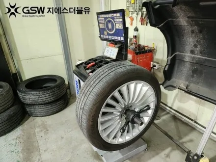세종 벤츠 휠복원 S350D 19인치휠 상처로 인한 휠복원 작업 후기 / 대전 유성구 복용동