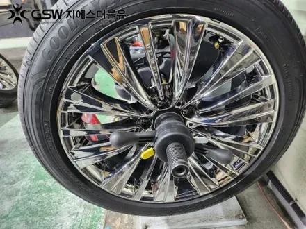 공주 BMW 휠도색 X3 19인치휠 화이트 크롬 작업 후기 / 대전 유성구 복용동