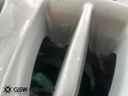 대전 휠수리 제네시스 GV80 페이스리프트 22인치휠 다이아컷팅 수리 작업 후기 / 대전 유성구 복용동