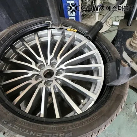 BMW 730LD 20인치휠 다이아컷팅 대전 휠복원 작업 후기 / 대전 유성구 복용동