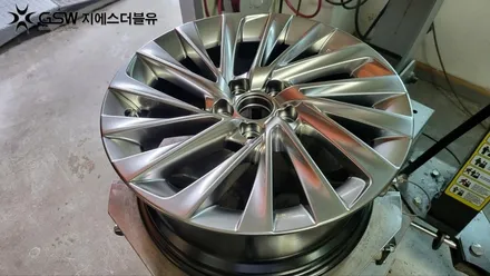 렉서스 ES300H 18인치휠 반광 스크래치 청주 휠복원 / 대전 유성구 복용동