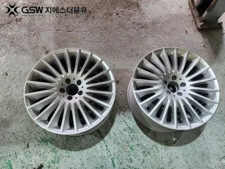 벤츠 S350D 19인치휠 실버 스크래치 판교 휠복원 / 대전 유성구 복용동