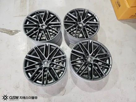 제네시스 G70 휠 긁힘 복원 어디서? 수원 무광 18인치 휠복원 / 대전 유성구 복용동