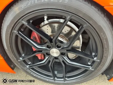 전주 BMW i8 휠도색 20인치 컷팅휠에서 블랙 반무광으로 분위기 대반전! / 대전 유성구 복용동