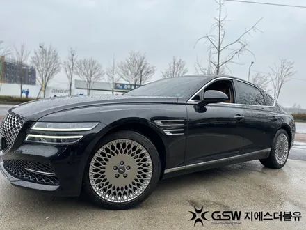 대전 제네시스 G80 휠복원 19인치 반광 스퍼터링 휠 림 스크래치 완벽 복원 후기 / 대전 유성구 복용동