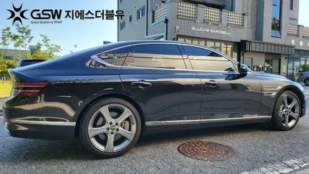 [서산 중고휠] 제네시스 G80 20인치 휠 상처로 인한 휠복원 장착 후기 / 대전 유성구 복용동