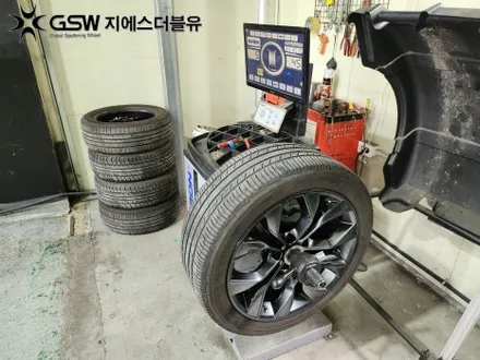세종 BMW 휠도색 X6 19인치휠 순정휠에서 다크 스퍼터링 휠도색 작업 후기 / 대전 유성구 복용동