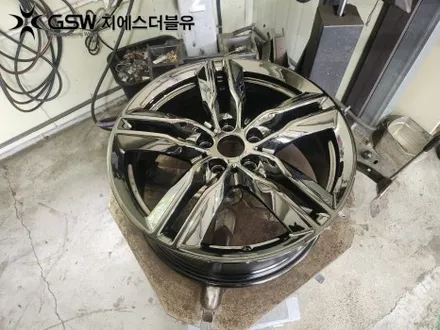 당진 BMW X1 18인치휠 블랙크롬 휠도색 작업 후기 / 대전 유성구 복용동