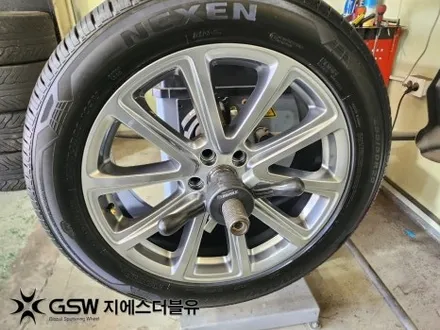 청주휠복원 포드 익스플로러 20인치 실버 스크래치 작업 후기 / 대전 유성구 복용동