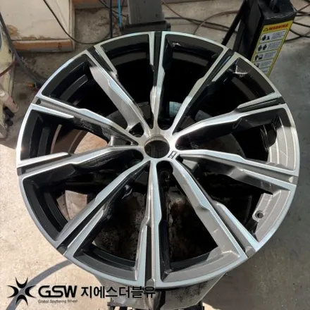 수원휠수리 BMW X5 20인치휠 다이아컷팅 작업 후기 / 대전 유성구 복용동