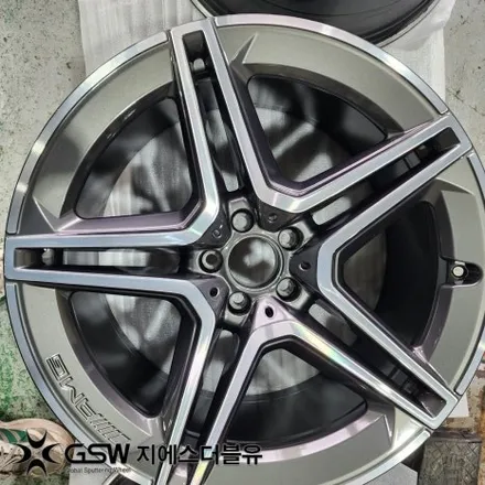 벤츠 GLS 400D 22인치휠 컷팅휠 강남 휠복원 / 대전 유성구 복용동