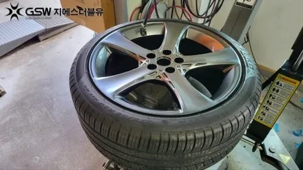 자동차휠 복원비용 제네시스 G80 20인치  스퍼터링 휠복원 작업 후기 / 대전 유성구 복용동