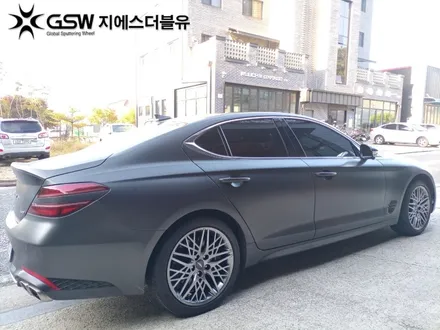 이천 휠수리 제네시스 G70 18인치휠 긁힘으로 인한 수리 장착 후기 / 대전 유성구 복용동