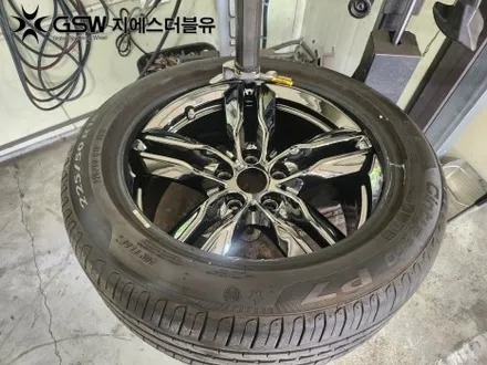 당진 BMW X1 18인치휠 블랙크롬 휠도색 작업 후기 / 대전 유성구 복용동