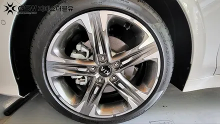 대전중고휠 기아 K5 18인치휠 다이아컷팅 휠복원 작업 후기 / 대전 유성구 복용동