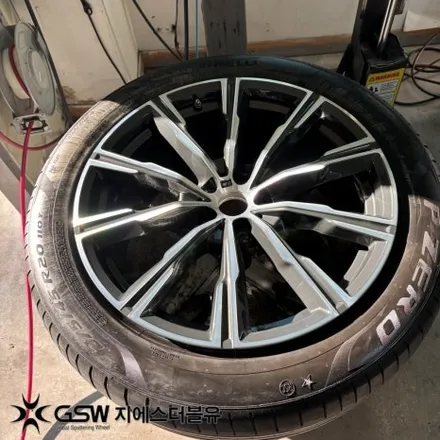 수원휠수리 BMW X5 20인치휠 다이아컷팅 작업 후기 / 대전 유성구 복용동