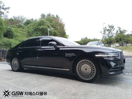 제네시스 G90 19인치휠 반광 스퍼터링 대전 휠복원 / 대전 유성구 복용동